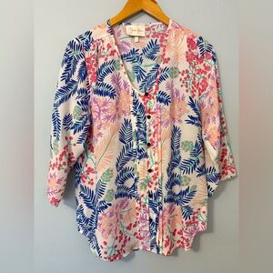 Yumi Kim Lizzie top tropical print size small size pre-owned